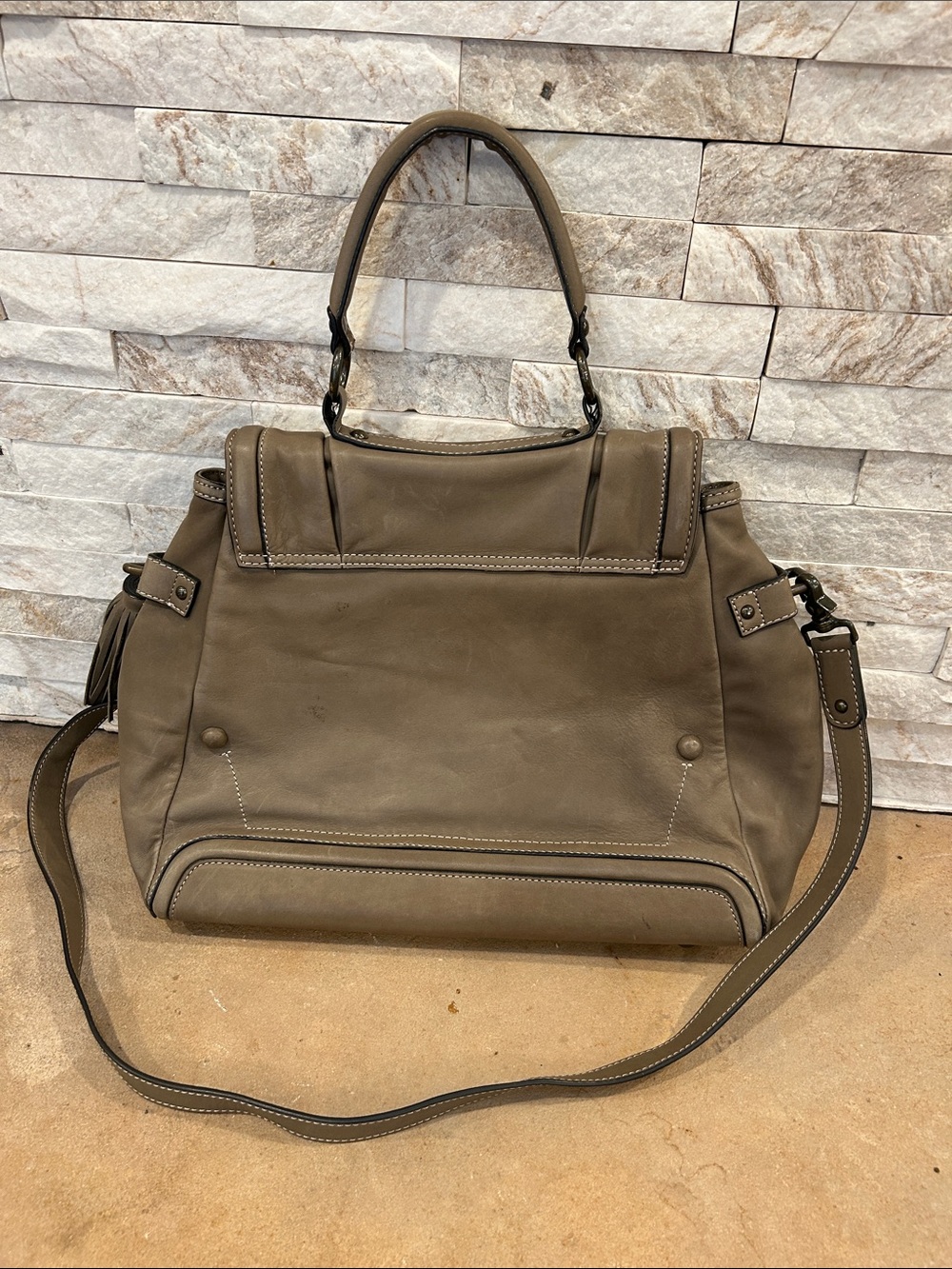 Ann Taylor Tan Hobo Bag - Picture 11 of 12